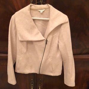 Cream colored quilted jacket